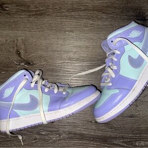 Nike Women's Sneakers - Purple and Light Blue